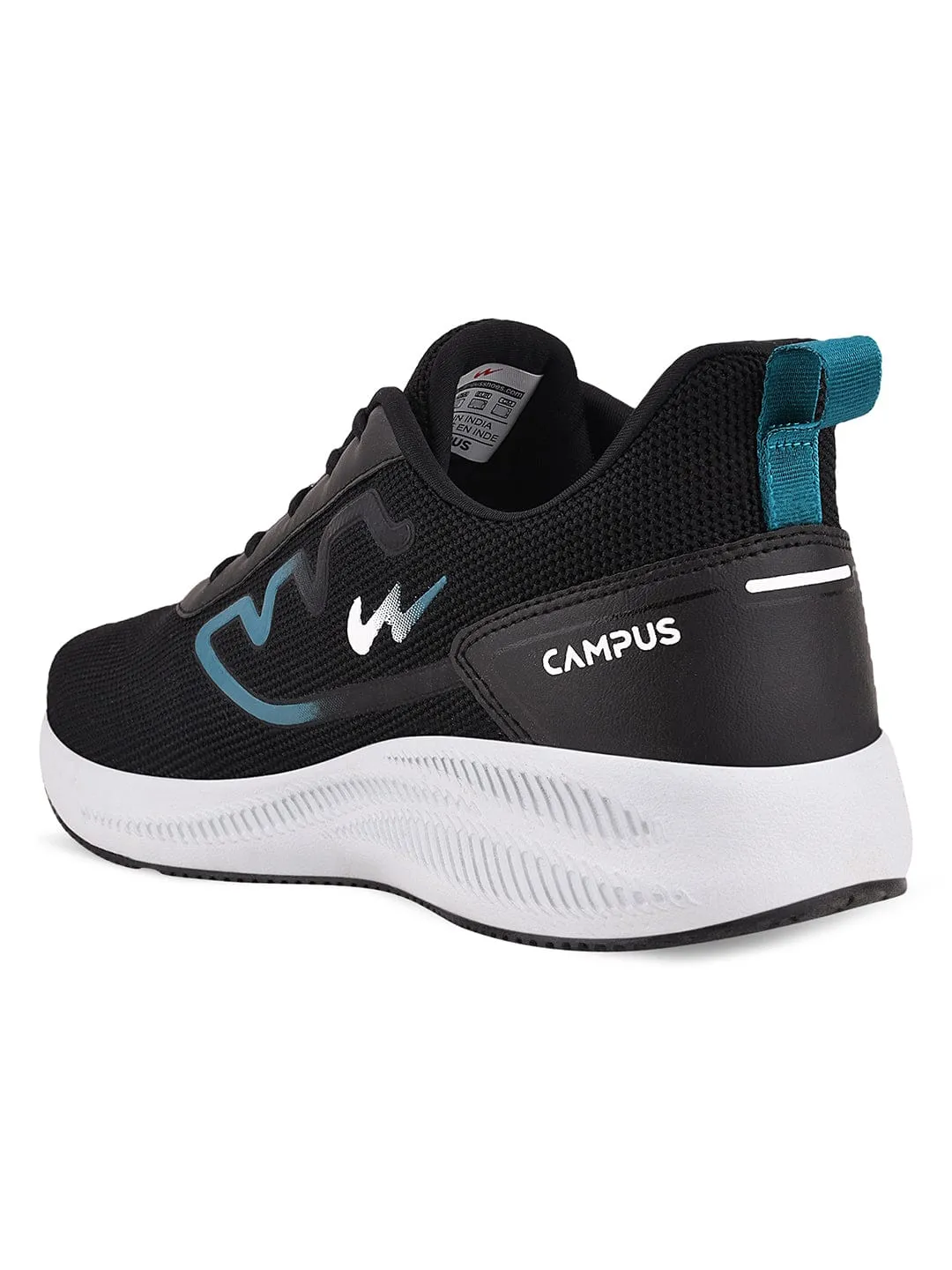 RAKE Black Men's Running Shoes sold by Campus Shoes product image thumbnail 3
