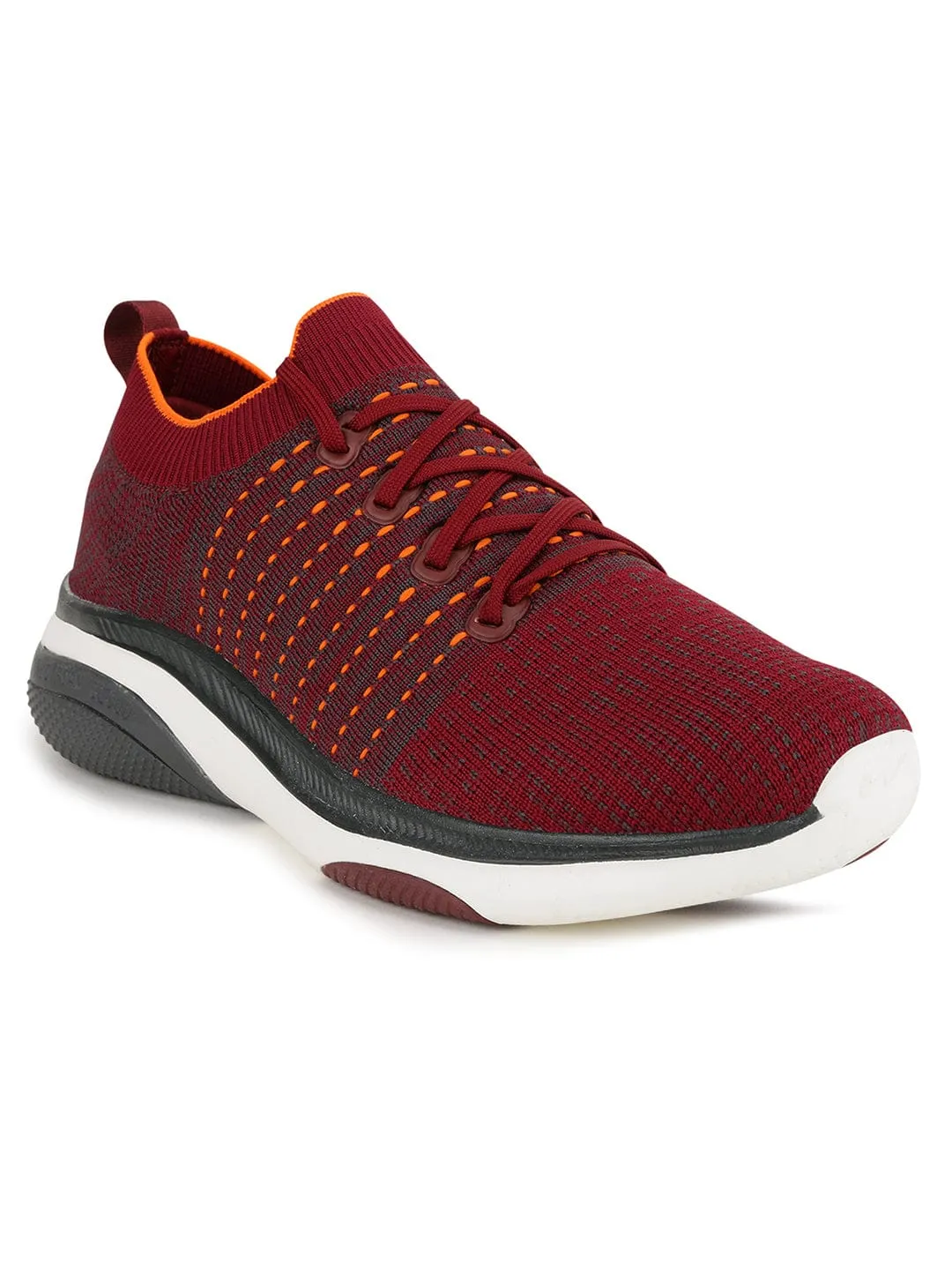 BRINK Burgundy Men's Running Shoes sold by Campus Shoes product image thumbnail 2
