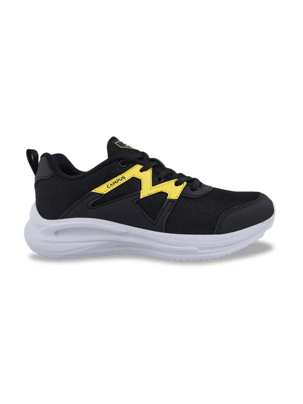 SLOT Black Men's Sports Shoes sold by Campus Shoes