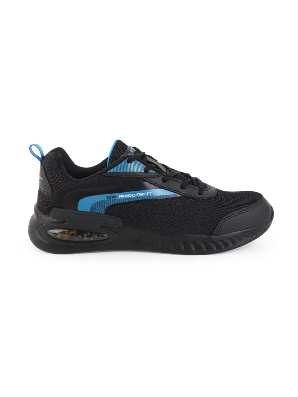 SWAGER Black Men's Running Shoes sold by Campus Shoes