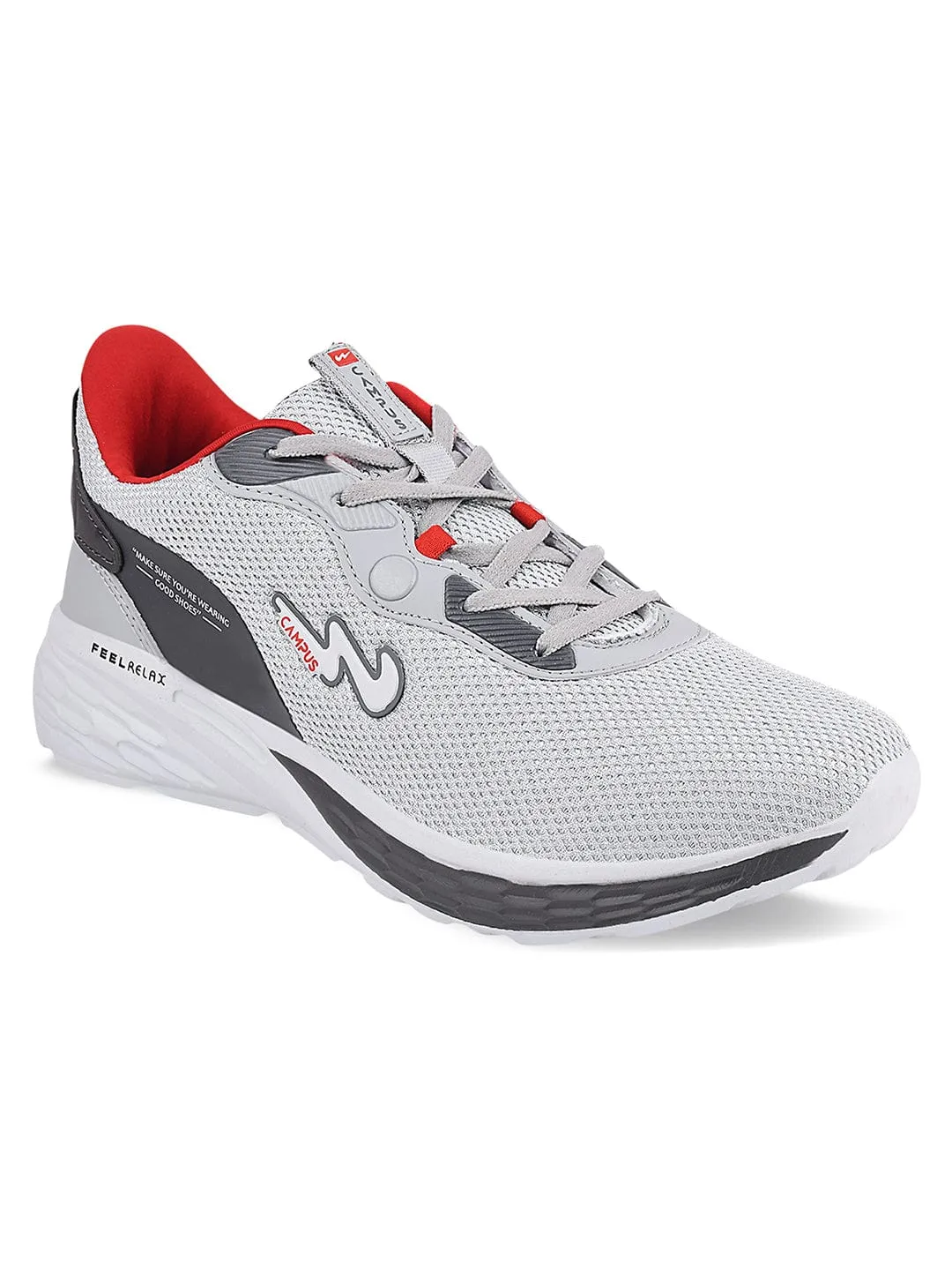 CAMP SMART Grey Men's Running Shoes sold by Campus Shoes product image thumbnail 2