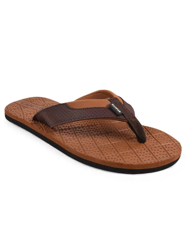 GC-1047 Brown Men's Flip Flops sold by Campus Shoes
