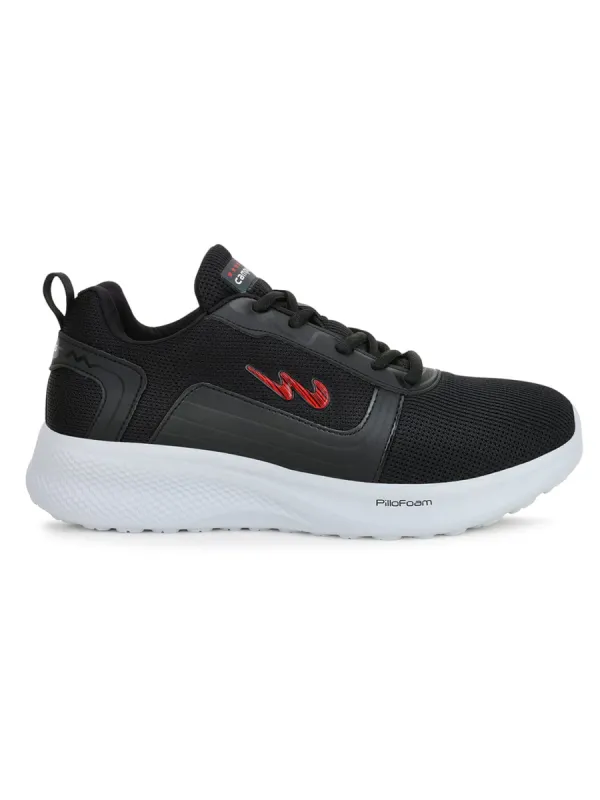 OZONE N Black Men's Running Shoes sold by Campus Shoes