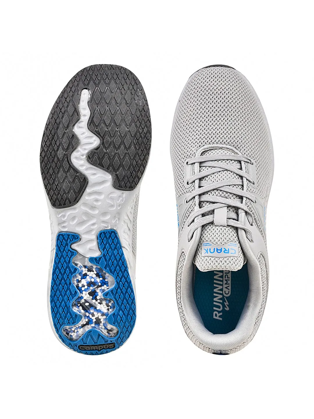 CAMP-CRANK Grey Men's Running Shoes sold by Campus Shoes product image thumbnail 4