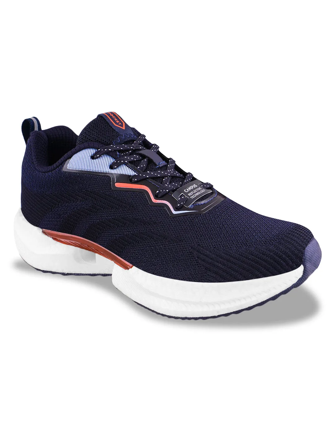 CORA Navy Men's Running Shoes sold by Campus Shoes product image thumbnail 2