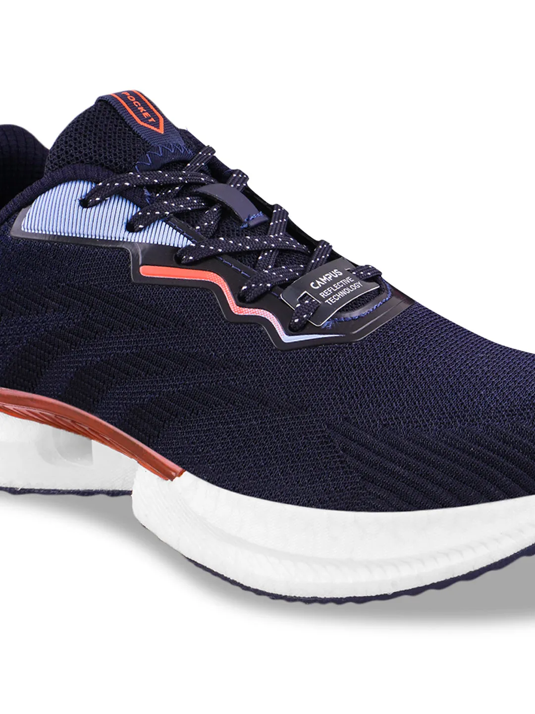 CORA Navy Men's Running Shoes sold by Campus Shoes product image thumbnail 4