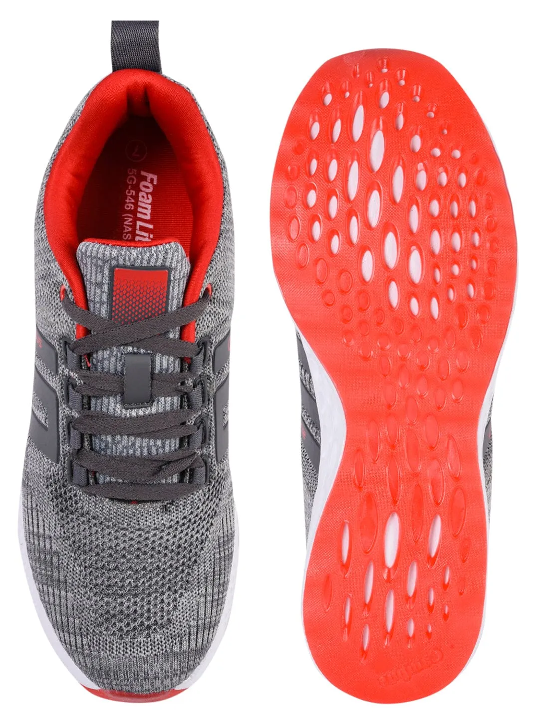 NASA Grey Men's Running Shoes sold by Campus Shoes product image thumbnail 4
