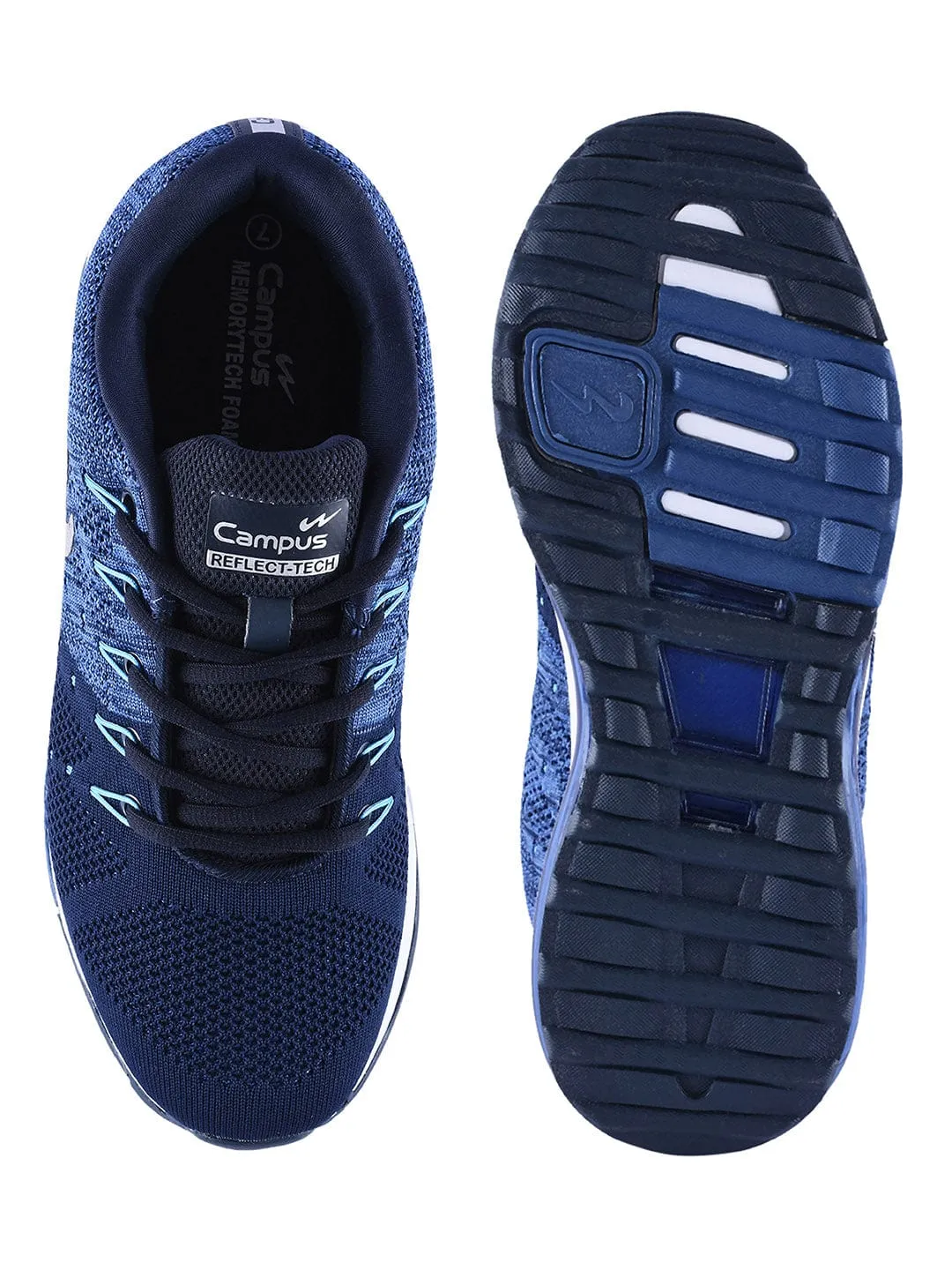 PERIS Navy Men's Running Shoes sold by Campus Shoes product image thumbnail 4