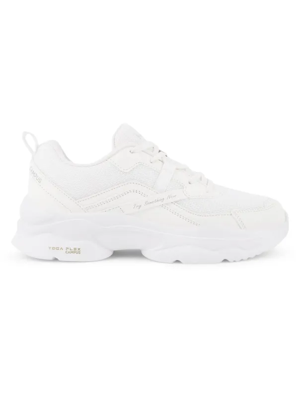 RAISE White Women's Sneakers sold by Campus Shoes