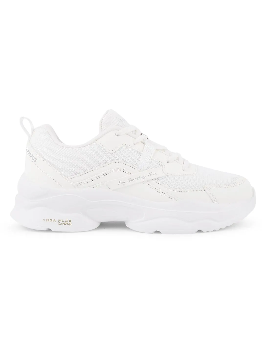 RAISE White Women's Sneakers sold by Campus Shoes