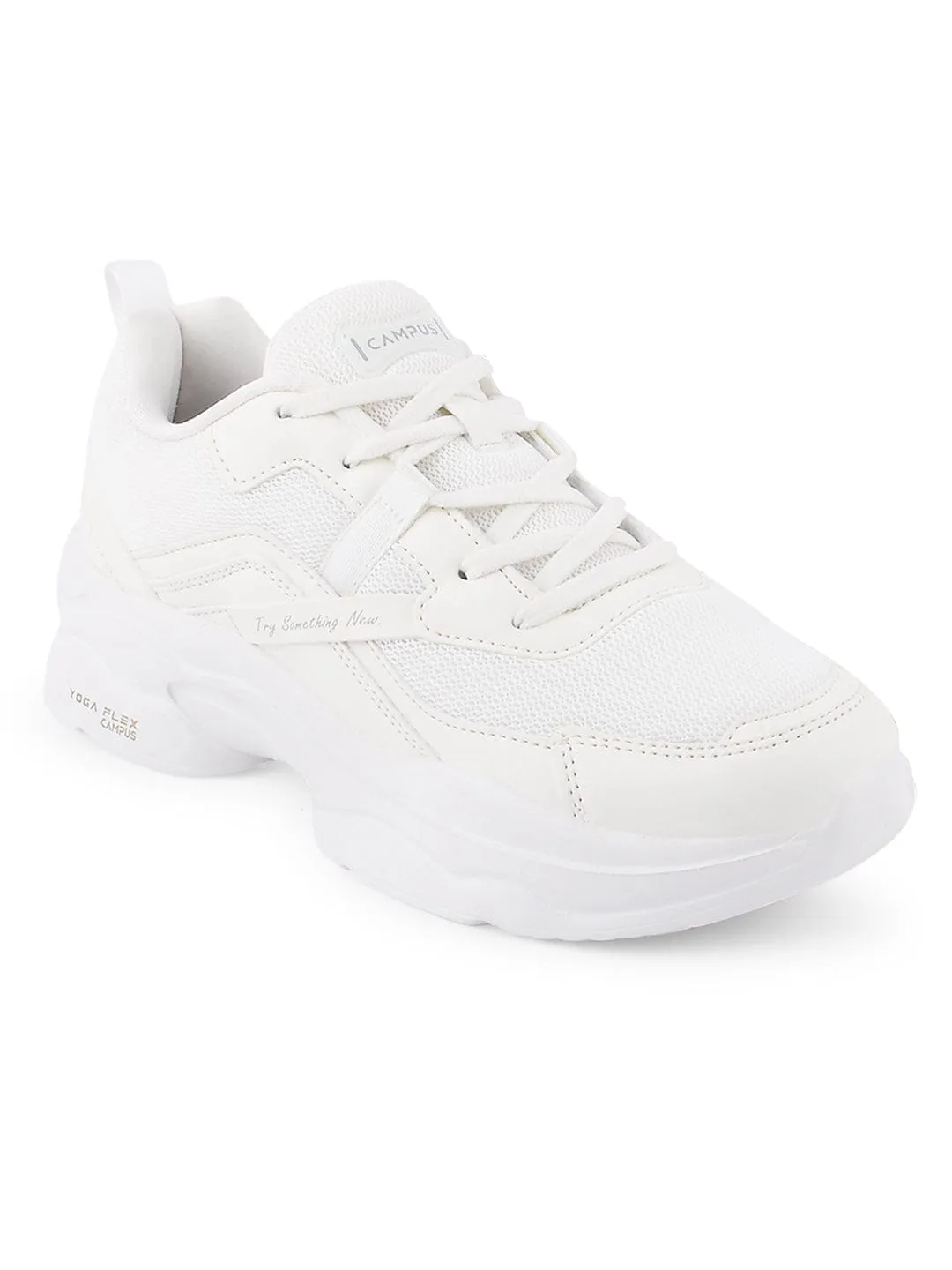 RAISE White Women's Sneakers sold by Campus Shoes product image thumbnail 2