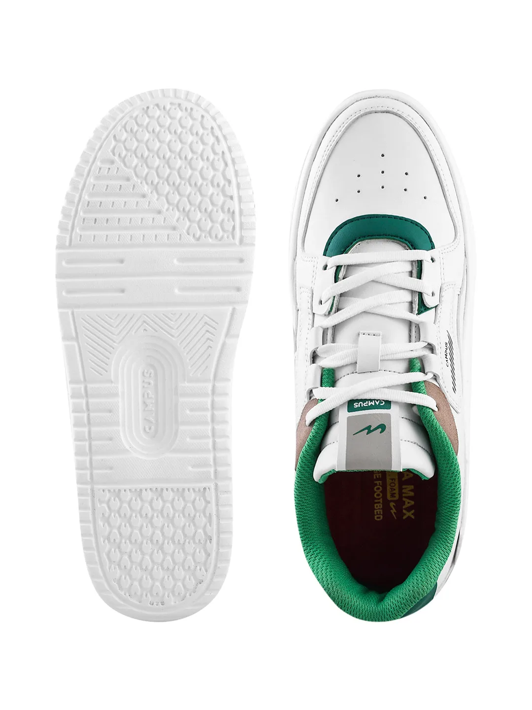 OG-11 White Men's Sneakers sold by Campus Shoes product image thumbnail 5