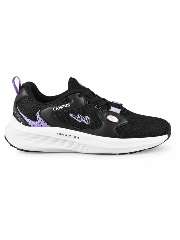 CAMP-GLITTER Black Women's Sneakers sold by Campus Shoes