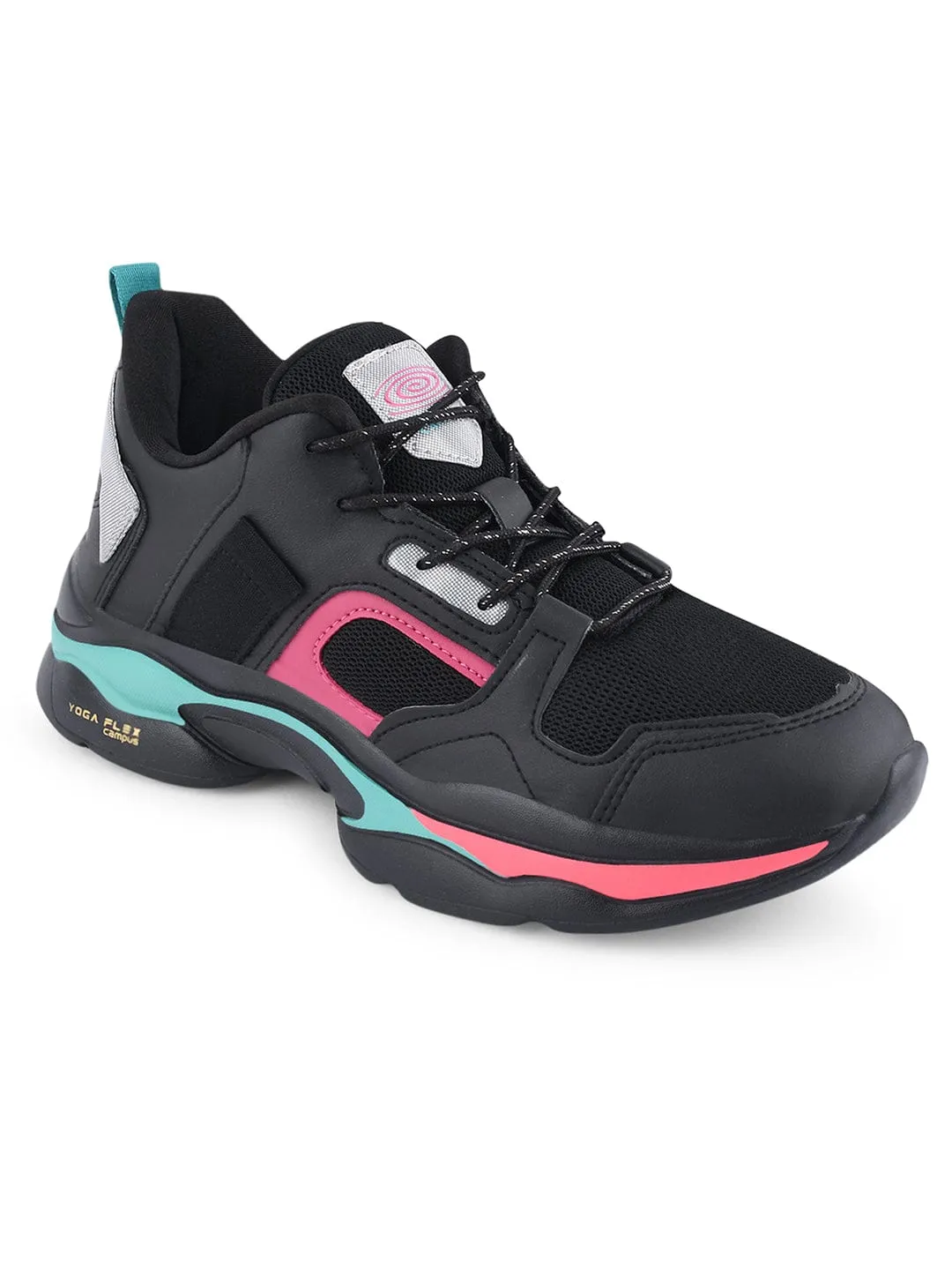 BROWNIE Black Women's Sneakers sold by Campus Shoes product image thumbnail 2