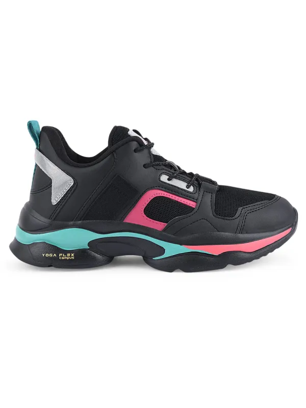 BROWNIE Black Women's Sneakers sold by Campus Shoes