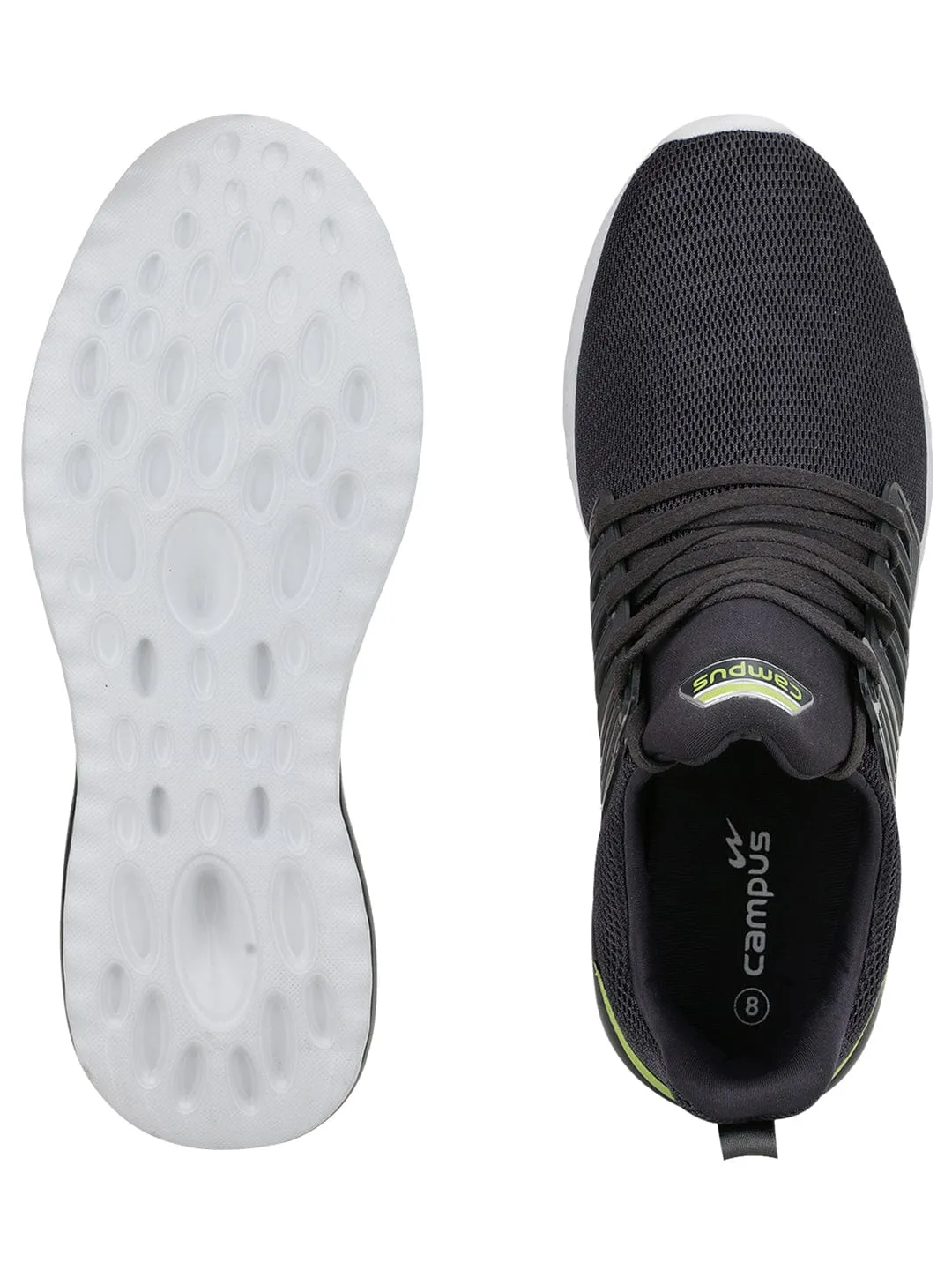 JADE Grey Men's Running Shoes sold by Campus Shoes product image thumbnail 4