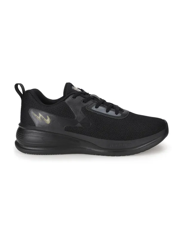 MATEO Black Men's Sports Shoes sold by Campus Shoes