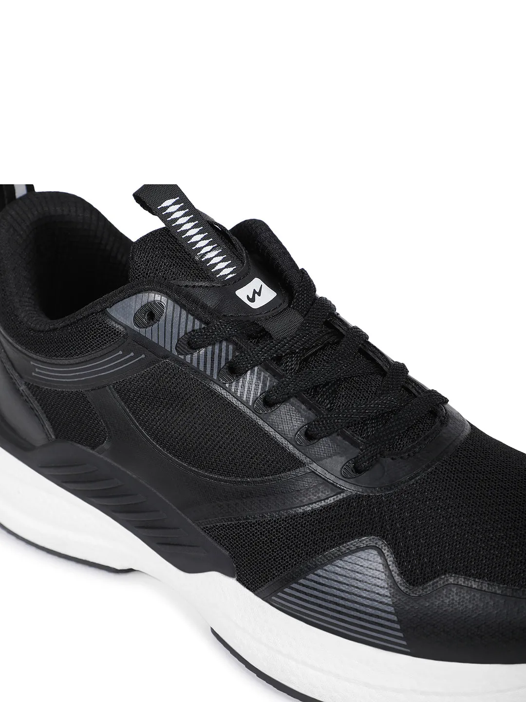 BALLET Black Men's Running Shoes sold by Campus Shoes product image thumbnail 5