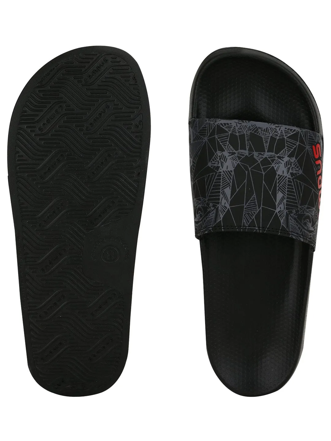 GC-SL-303 Black Men's Slides sold by Campus Shoes product image thumbnail 4