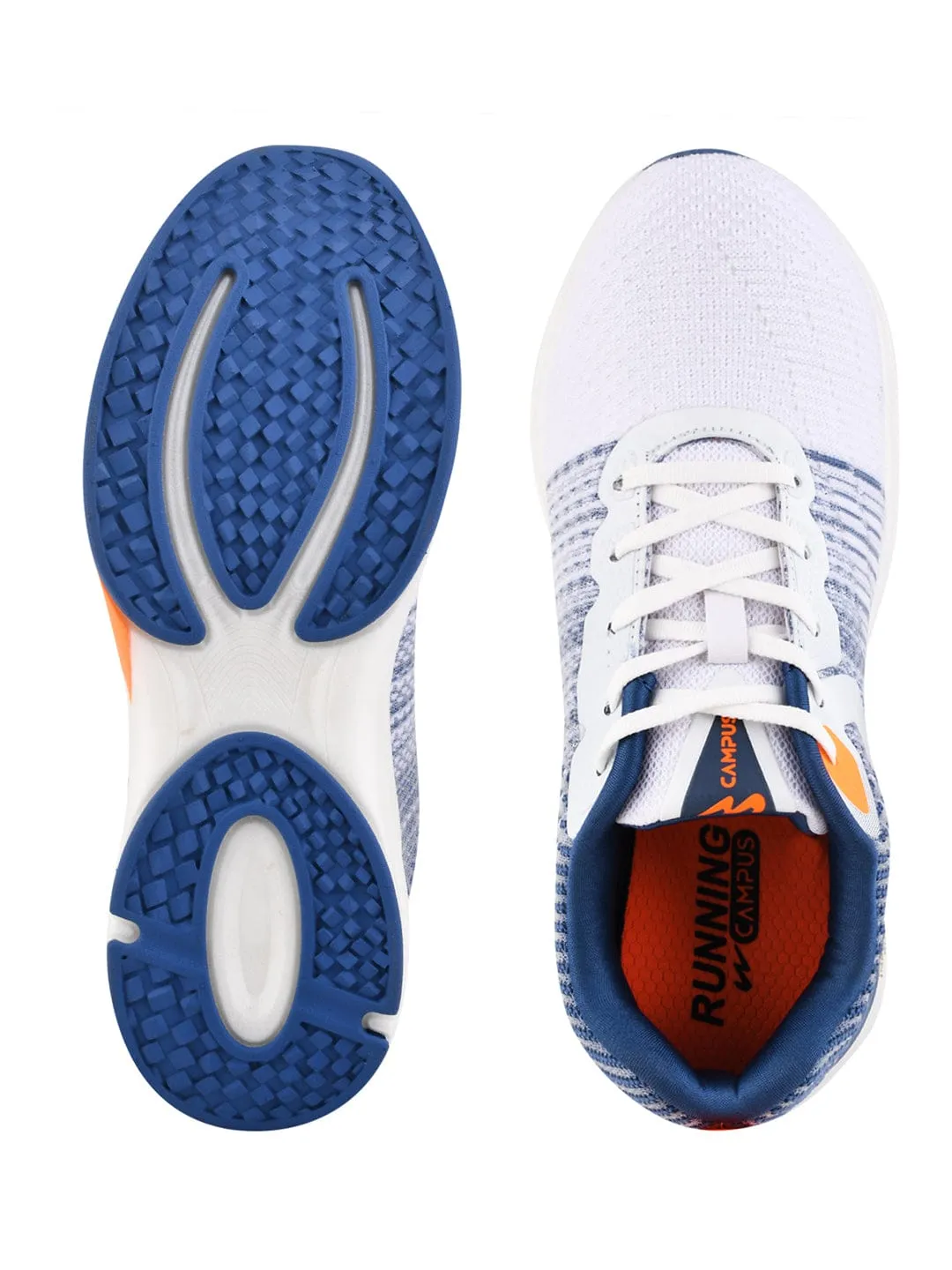 NODE White Men's Running Shoes sold by Campus Shoes product image thumbnail 5