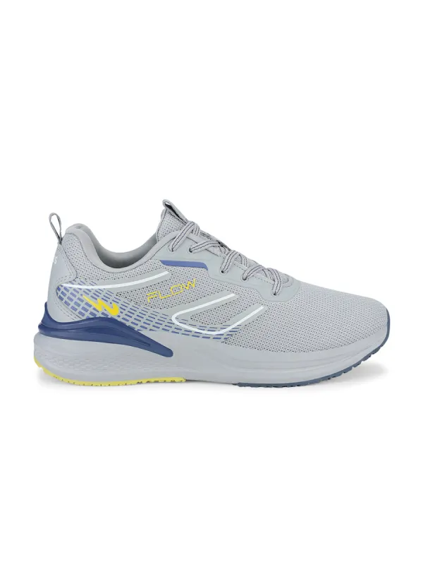 FLOW GLOW Grey Men's Sports Shoes sold by Campus Shoes