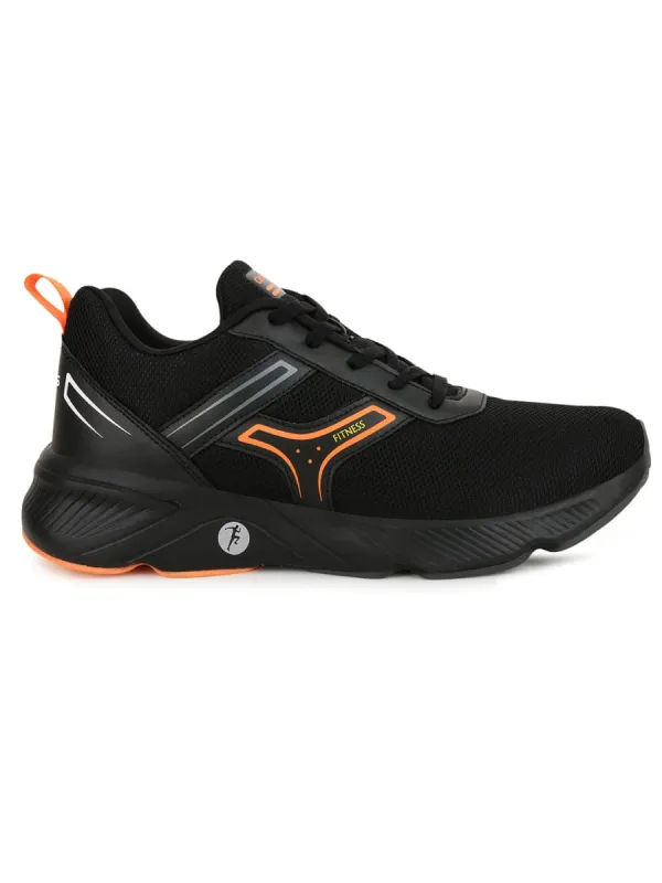HURRICANE Black Men's Running Shoes sold by Campus Shoes