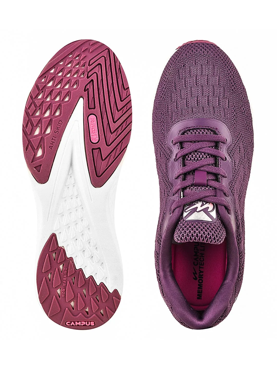 CAMP GABBIE Purple Women's Running Shoes sold by Campus Shoes product image thumbnail 4