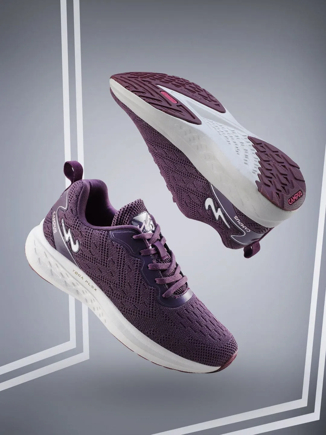CAMP GABBIE Purple Women's Running Shoes sold by Campus Shoes product image thumbnail 5