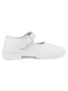 CS-A10S White Girl's School Shoes sold by Campus Shoes