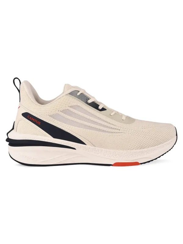 FLATTER Off White Men's Running Shoes sold by Campus Shoes