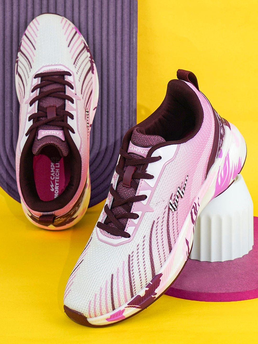 CAMP STREAK Pink Women Sneakers Shoes sold by Campus Shoes product image thumbnail 2