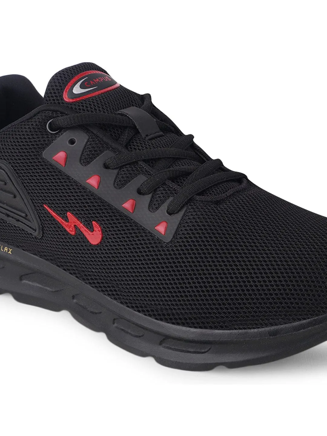 CLUSTER Black PRO Men's Running Shoes sold by Campus Shoes product image thumbnail 5