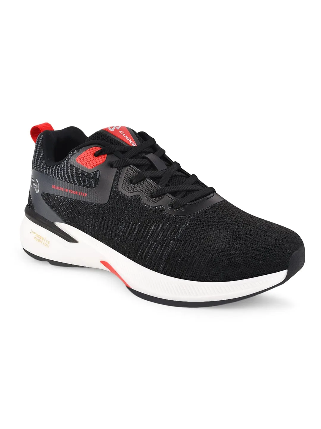 NODE Black Men's Running Shoes sold by Campus Shoes product image thumbnail 2