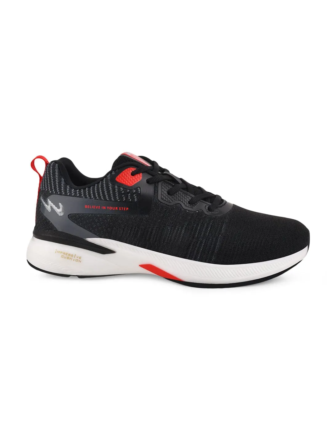 NODE Black Men's Running Shoes sold by Campus Shoes