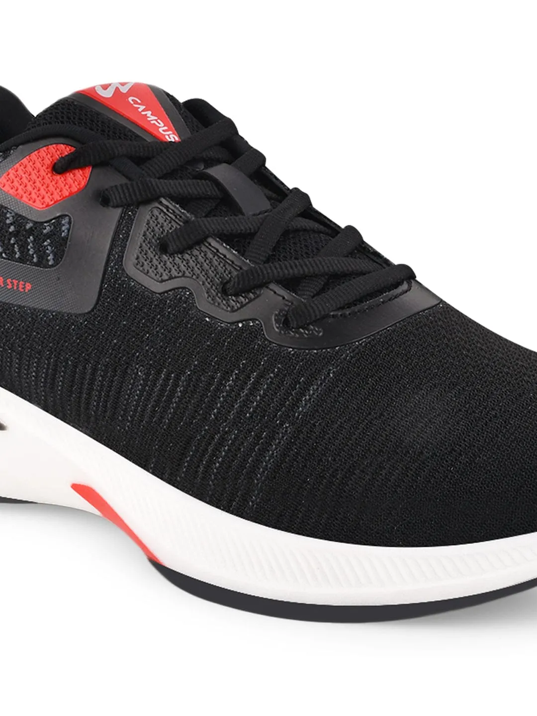 NODE Black Men's Running Shoes sold by Campus Shoes product image thumbnail 4