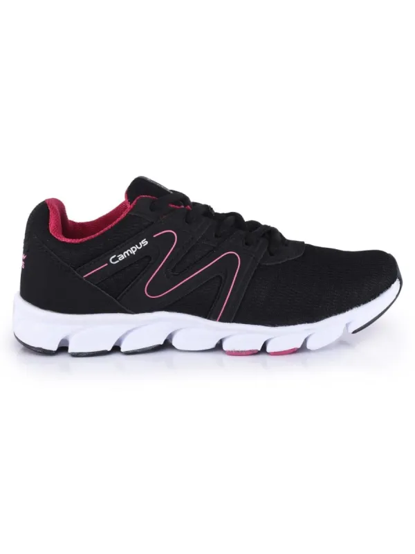 ELLE Black Women's Running Shoes sold by Campus Shoes