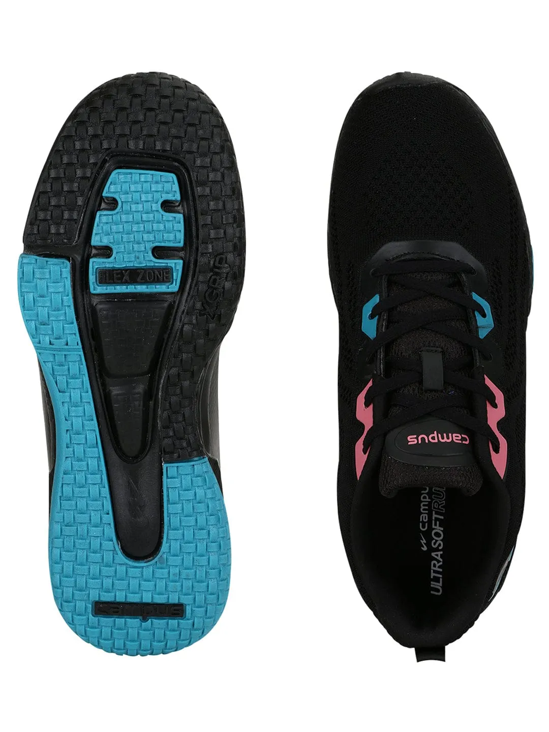 IGNITION PRO Black Men's Running Shoes sold by Campus Shoes product image thumbnail 4