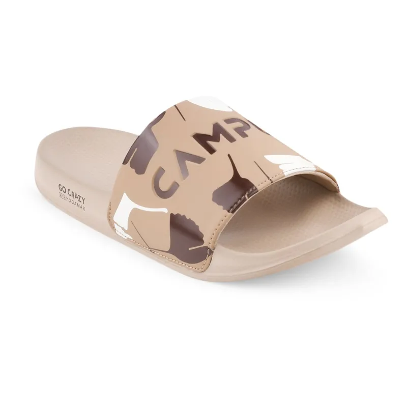 SL-433 Beige Men's Slides sold by Campus Shoes