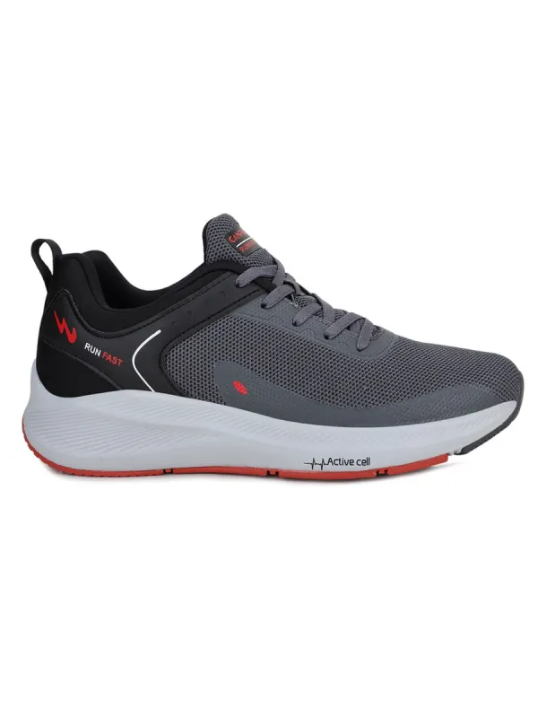 DOLLER N Grey Men's Running Shoes made by Campus Shoes