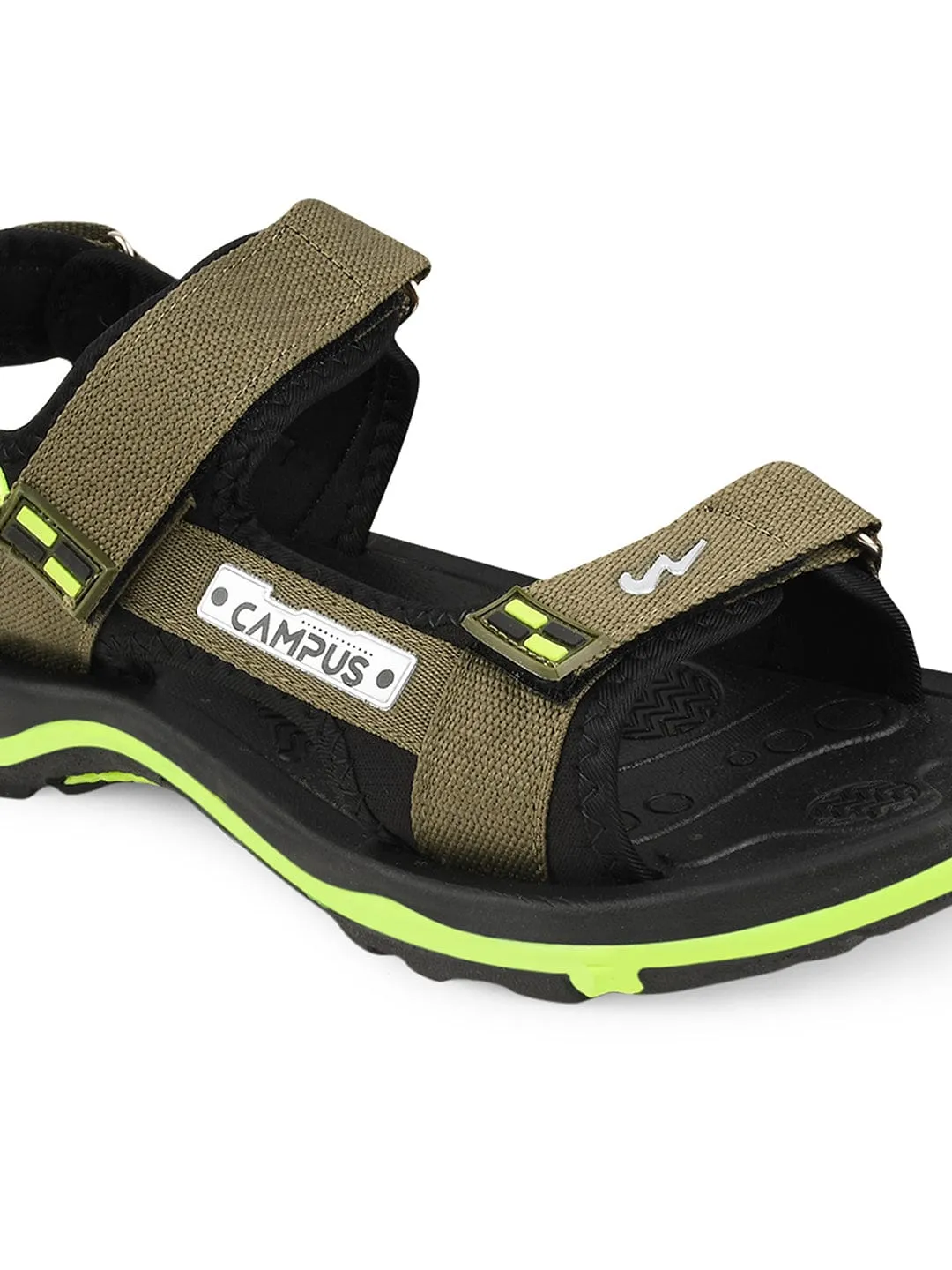 GC-2301 Green Men's Sandals sold by Campus Shoes product image thumbnail 5