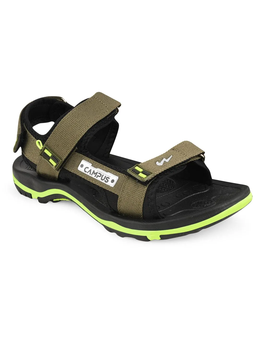 GC-2301 Green Men's Sandals sold by Campus Shoes product image thumbnail 2