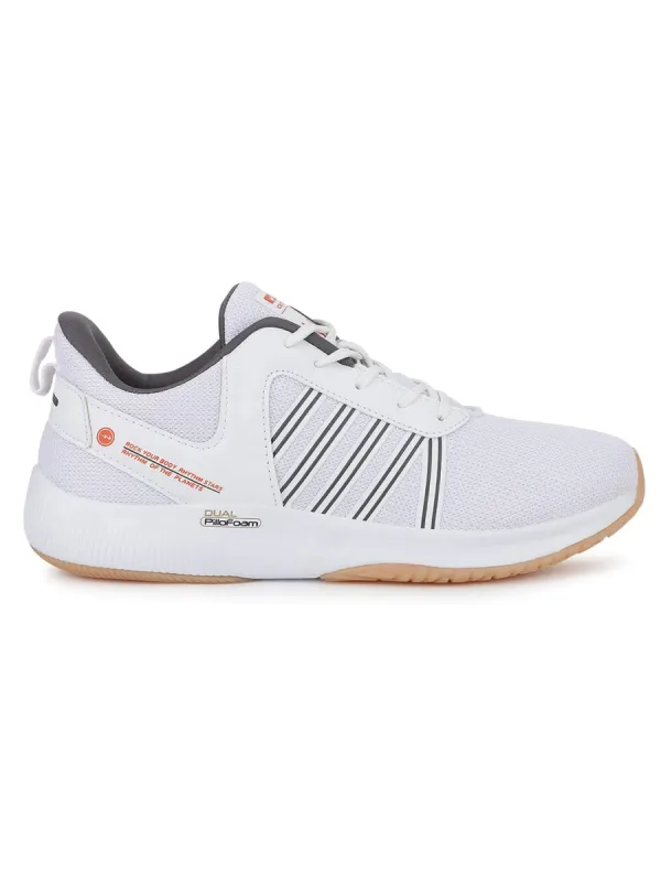 ROC PRO White Men's Running Shoes sold by Campus Shoes