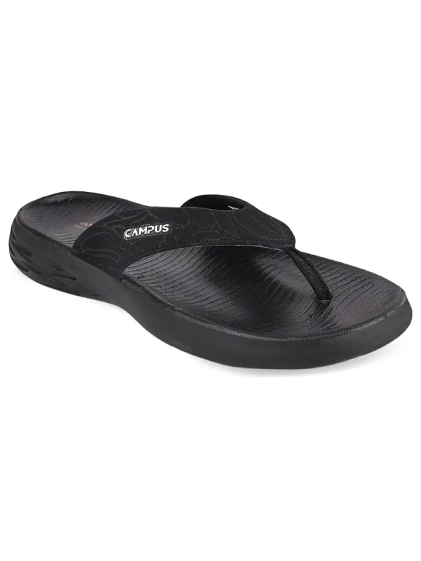 SL-401 Black Men's Flip Flops sold by Campus Shoes