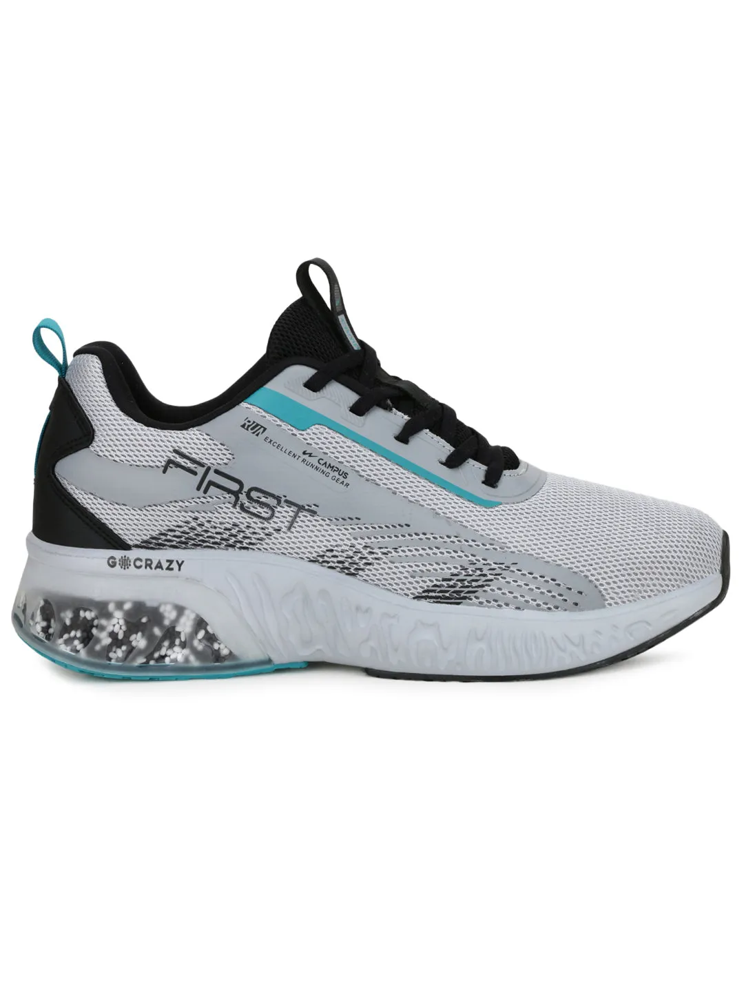 FIRST Grey Men's Running Shoes sold by Campus Shoes