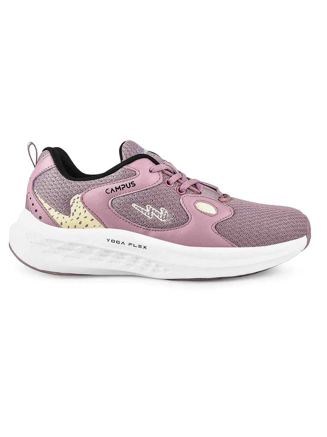 CAMP-GLITTER Mauve Women's Sneakers sold by Campus Shoes