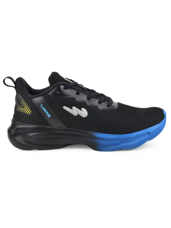 CAMP ADWIN Black Men's Running Shoes sold by Campus Shoes