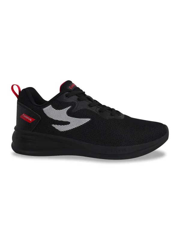 SILWIO Black Men's Sports Shoes sold by Campus Shoes