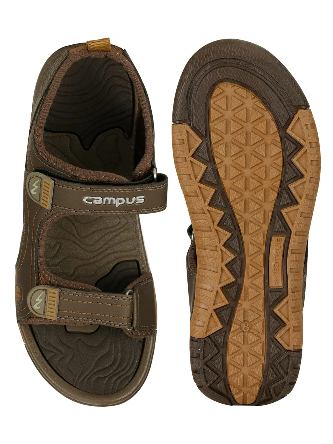 3K-908 Beige Men's Sports Sandals sold by Campus Shoes product image thumbnail 4