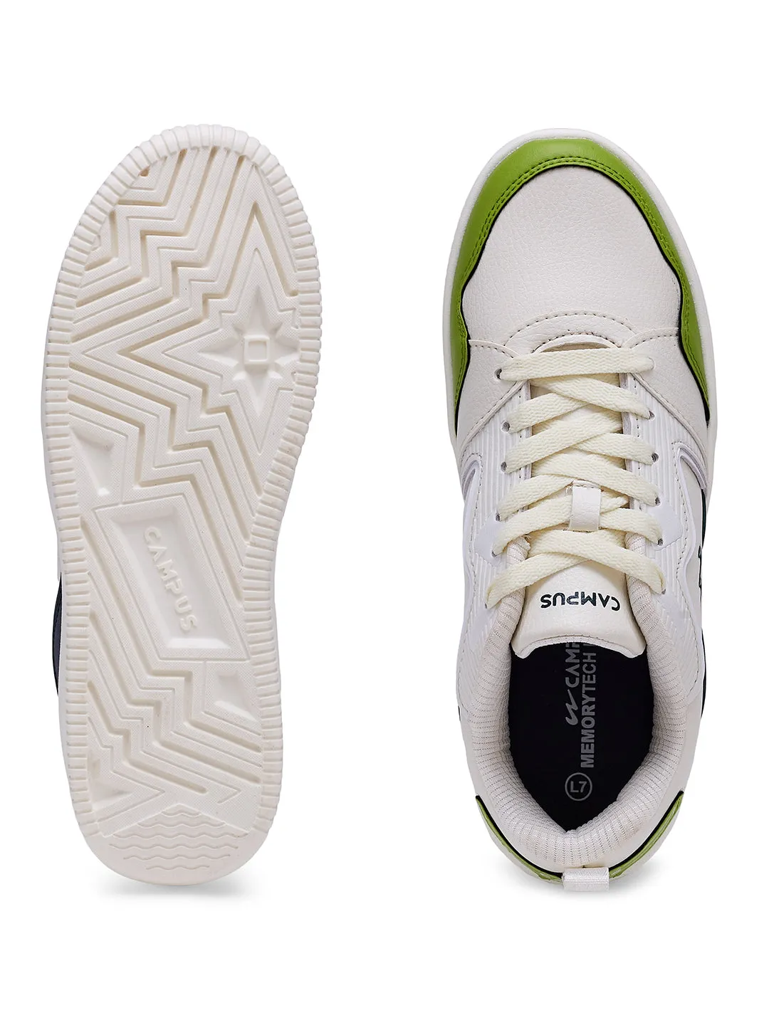 OGL-06 Off White Women's Sneakers sold by Campus Shoes product image thumbnail 4