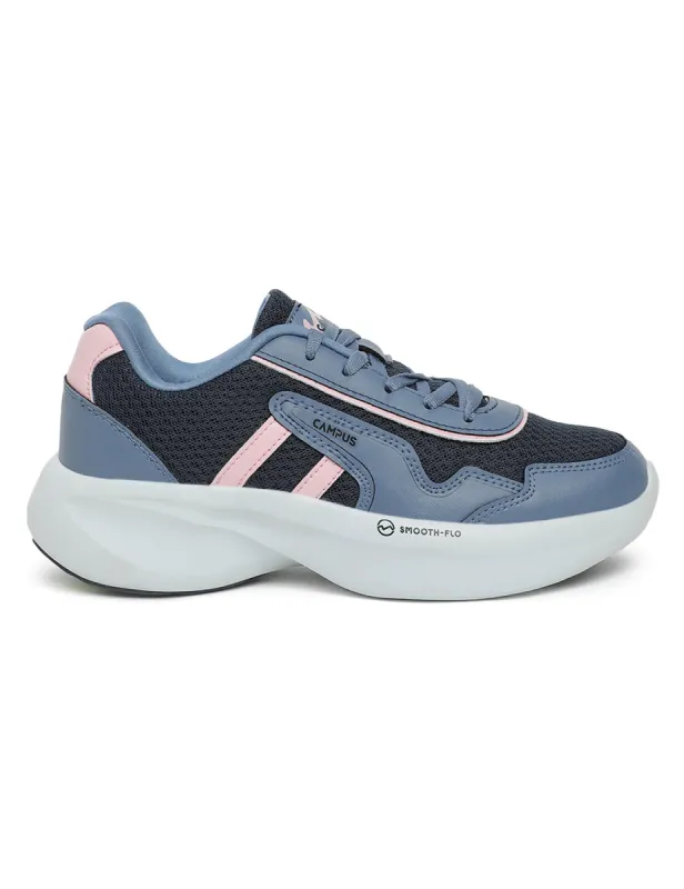 HALL Blue Women's Sneakers made by Campus Shoes
